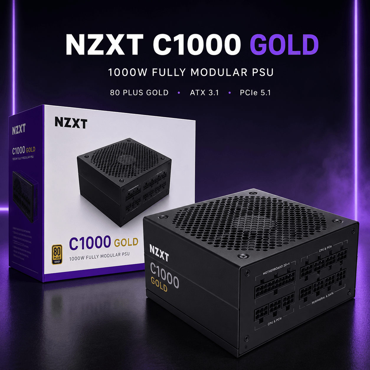 კვების ბლოკი - NZXT C1000 Gold
